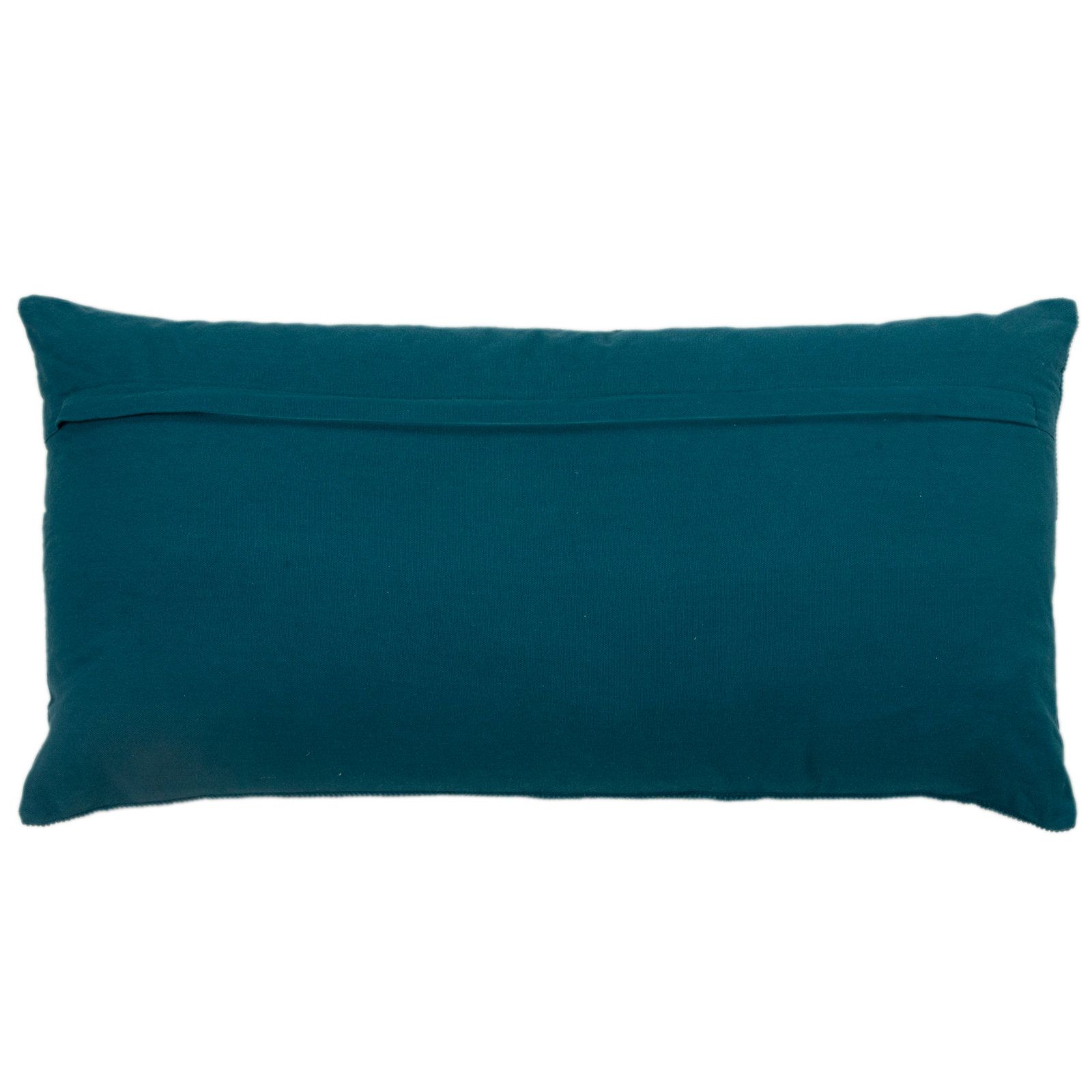 Brockett Textured Lumbar Throw Pillow, Teal