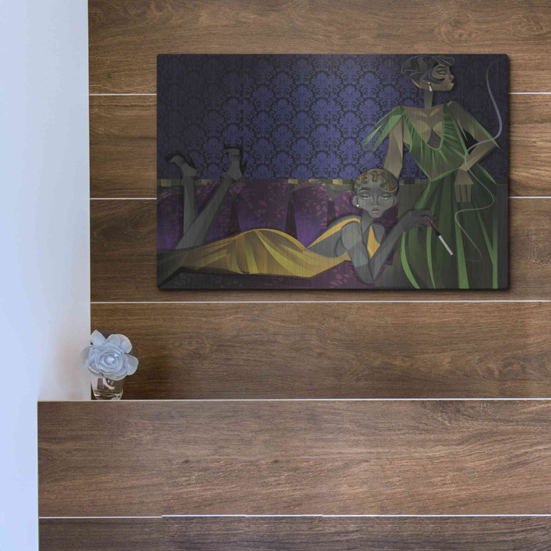 «Two Women» par Jaleel Campbell, H 12 po x l 16 po