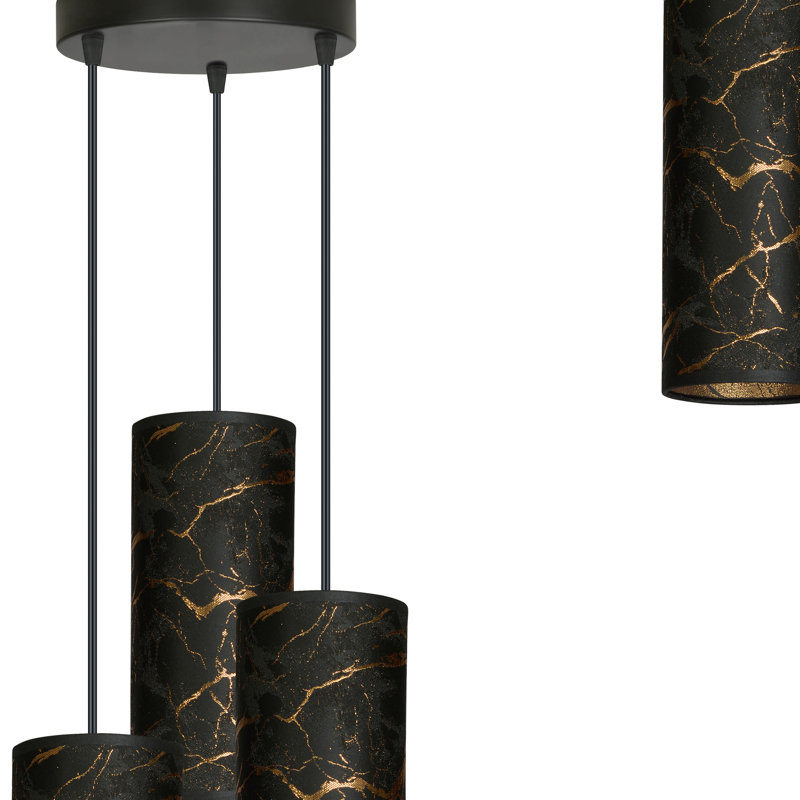 Sutter 3 - Light Cluster Pendant, Black