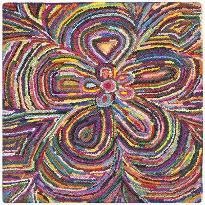 Anaheim Hand Tufted Cotton Floral Rug