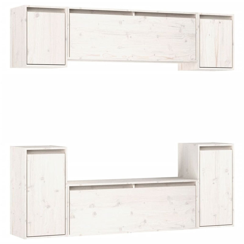 Giacamo Unfinished Entertainment Centre, White