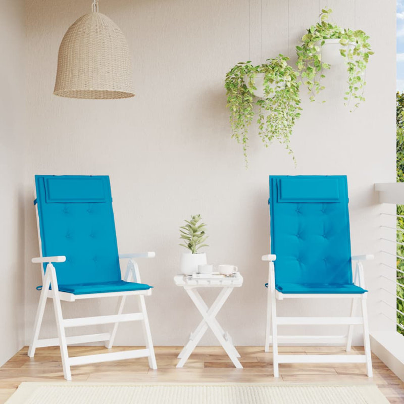 Coussin de siège / dossier d'extérieur 2 pièces Dajuana Latitude Run®, Bleu