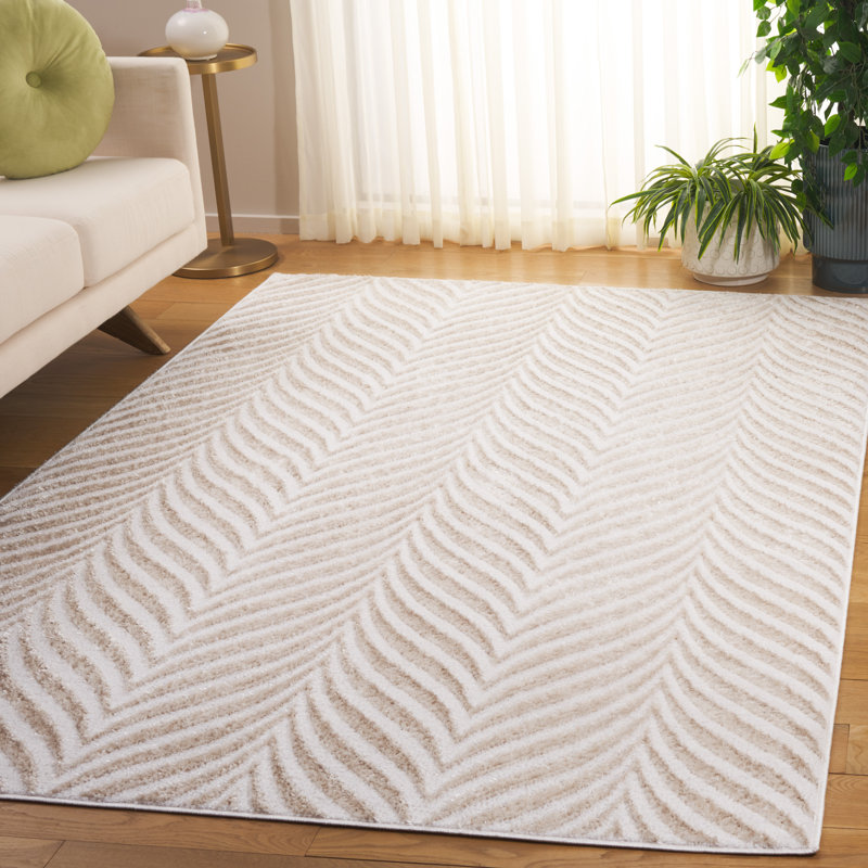 Jeziel Performance Abstract Rug, Rectangle 5'3" x 7'6"