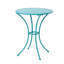 Table et chaises d'extérieur en métal Teal