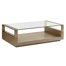 Shadow Play Floor Shelf Coffee Table with Storage