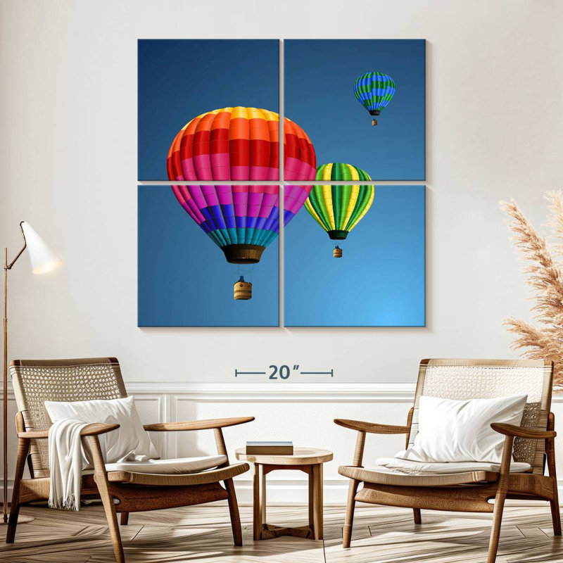 Montgolfières Mehar Blue Sky, H 57 po x l 57 po