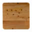 Tabouret d'appoint carré en bois