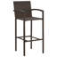 Adiel 4 - Person Solid Wood Patio Dining Set Rectangular Table-664399669