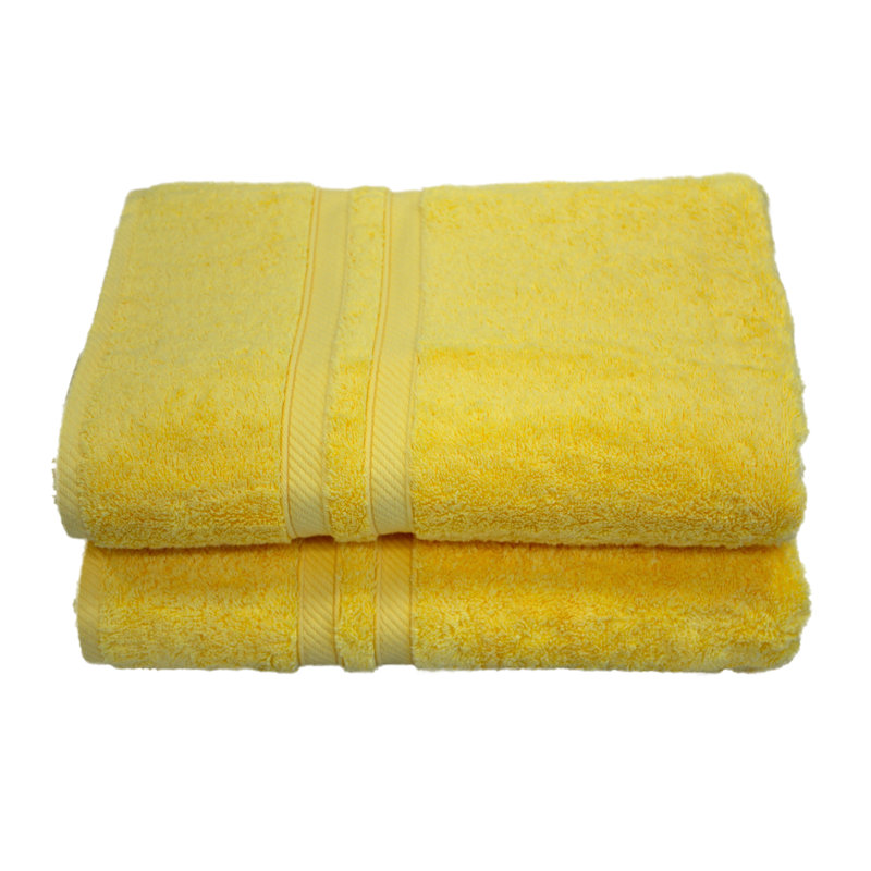 Element Guest Towel Sets, Yellow