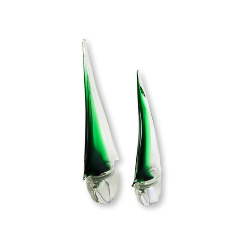 Vintage Murano Glass Sailboats, A Pair