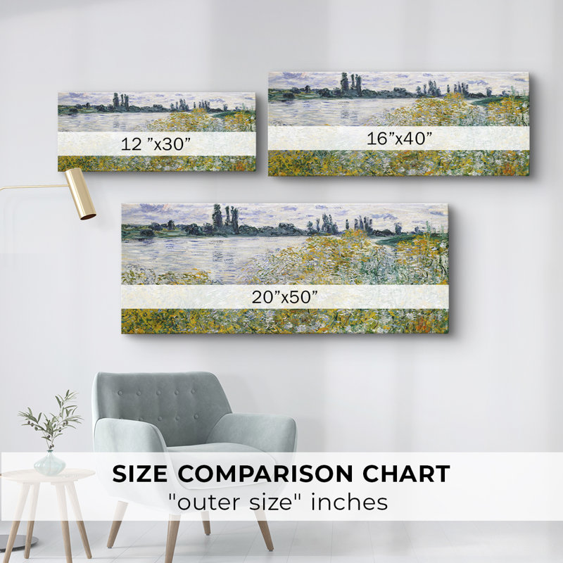 Série paysage - CDIX - Toile tendue avec châssis - Prêt à accrocher, H 20 po x l 50 po