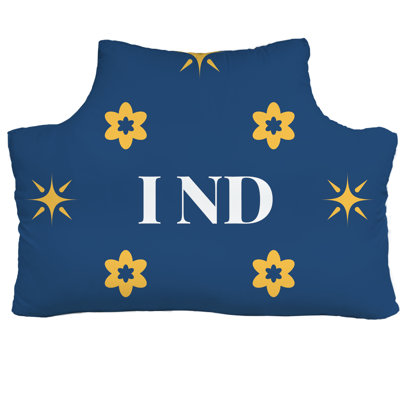 Indianapolis Basketball Headboard Pillow Queen