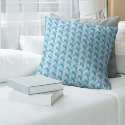Coussin décoratif à motif de gratte-ciels