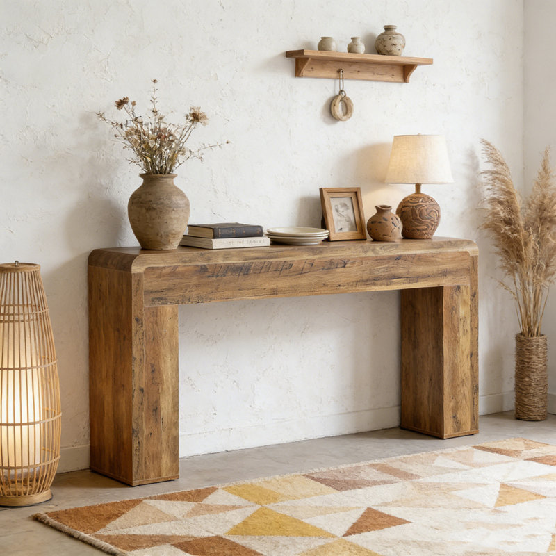 Console de vestibule en bois