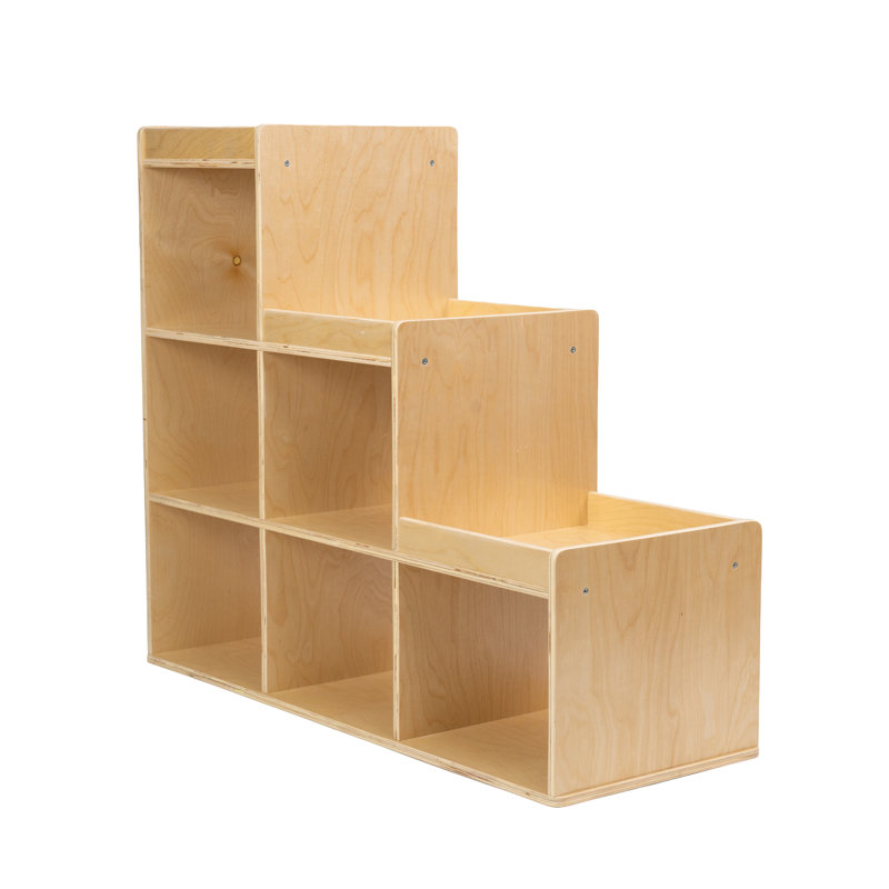 Armoire de rangement à cubes 3-2-1 avec 6 compartiments