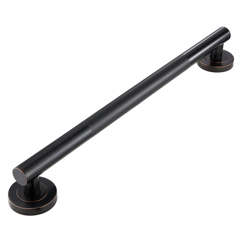 Barre d'appui moletée 18 po Bath Safety, 18" L, Oil Rubbed Bronze