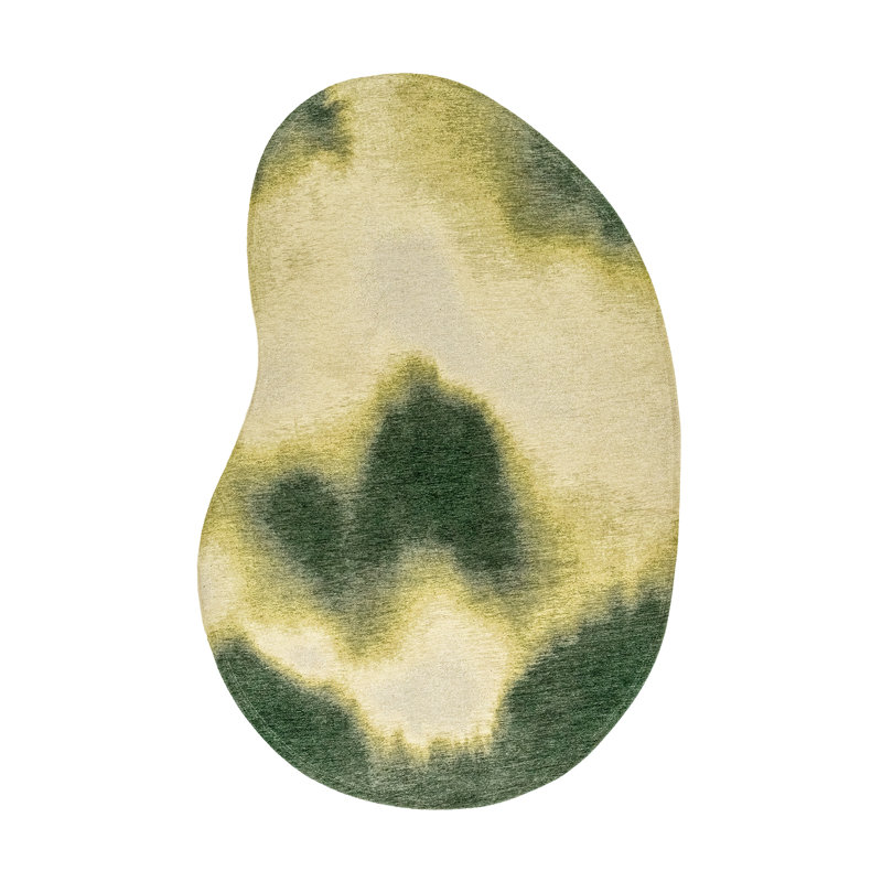 Jacquard Green Indoor / Outdoor Rug, Green, Rectangle 170 x 235 cm