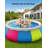 EVA JOY 2.5' x 10' PVC Inflatable Pool