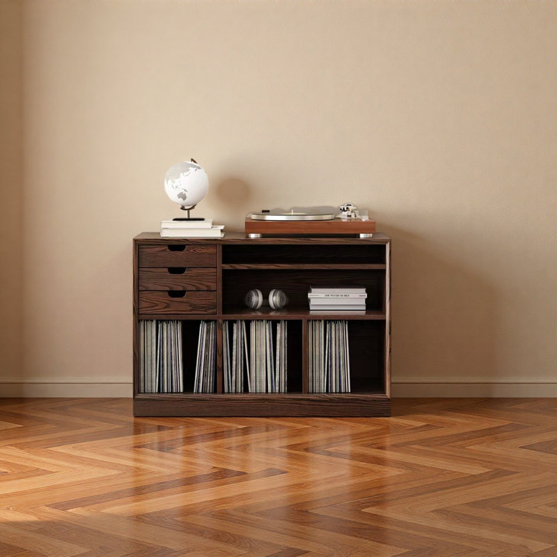 Multifunctional large-capacity bookshelf, Dark Brown