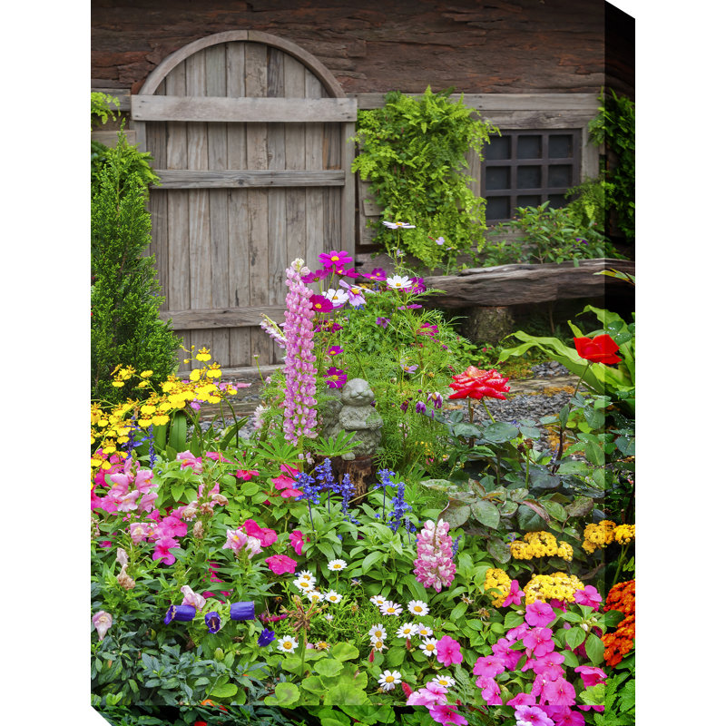 Rustic Garden Outdoor Canvas Art