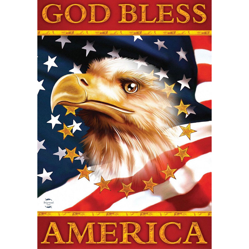 God Bless America, Blanc / rouge / bleu / jaune