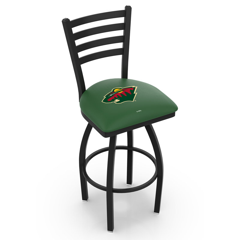 Tabouret de bar rotatif 30 po NHL, Minnesota Wild, Tabouret de comptoir (siège d'une hauteur de 25 p