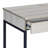 Delfine Writing Desk with Built-In Electrical Outlet