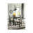 Mereworth 7 Piece Dining Table Set | Rectangular Wood Top and 6 Ladder-Back Chairs | Dual Tone Weathered White Brown-935137874-931307553