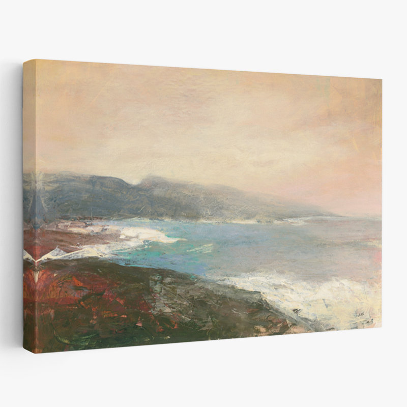 Art abstrait et falaises, H 16 po x l 24 po