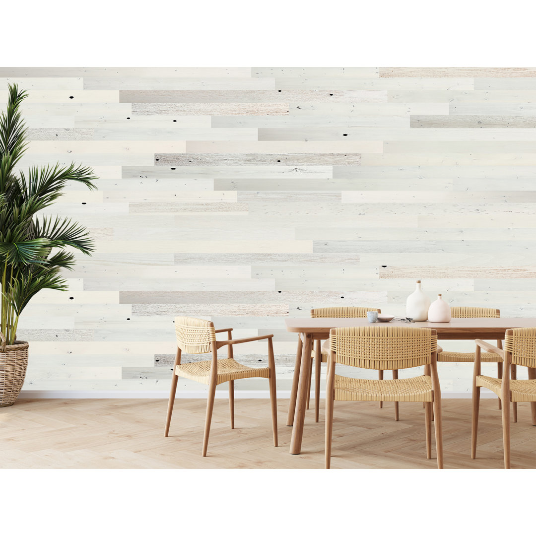 Timberchic River Reclaimed Wooden Wall planks - Simple Peel & Stick Wall Covering Application for DIY Accent Wall & Home Improvement - Modern, Premium Wall Paneling Timber Chic 
