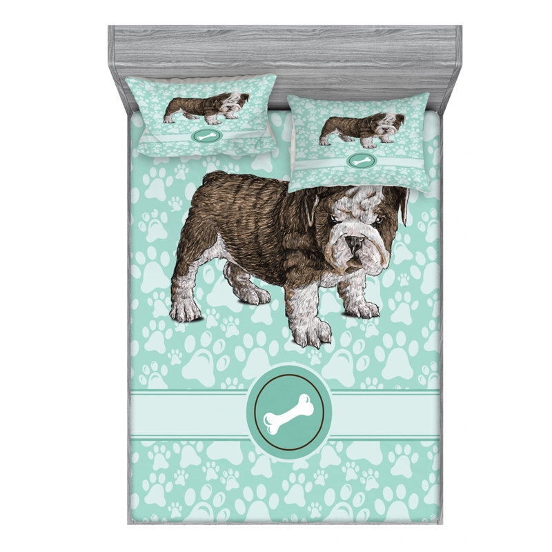 Microfiber Sheet Set, Queen Sheet Set + Fitted Sheet + 2 Pillowcases
