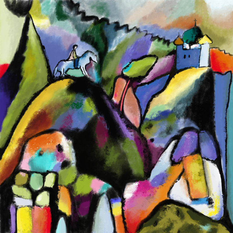 Dimapf - Wrapped Canvas Painting, 30cm H x 30cm W x 3.8cm D