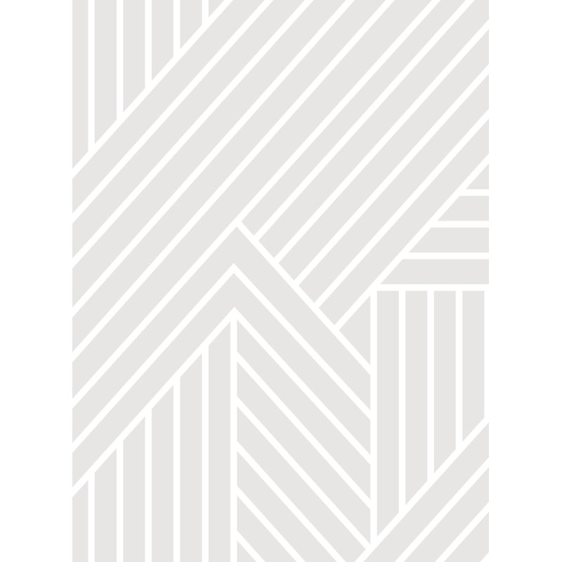 Carrelage de papier peint Williamstown, Gris, L 2 pi x L 18 pi