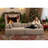 Full-Foam Modular Sofa, 96" Bouclé 2-Piece Sectional With Rounded Arms, Cloud-Like Comfort, Compressed Packing-133455702