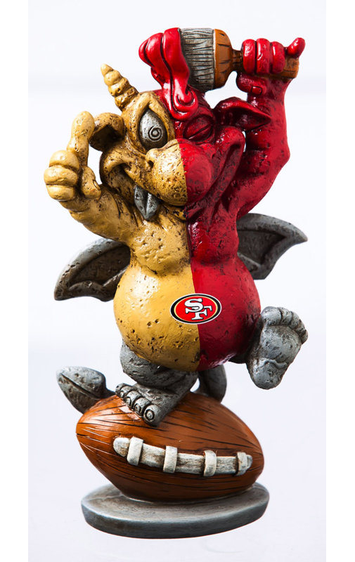 Statue de jardin "go" goyles NFL, 49ers de San Francisco