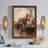 2 Piece 17" Glass/Metal Wall Sconce Set
