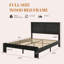 Base de lit plateforme en bois