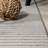 Aarhus High-Low Minimalist Scandi Striped Gray/Ivory Indoor/Outdoor Rug-1453758306