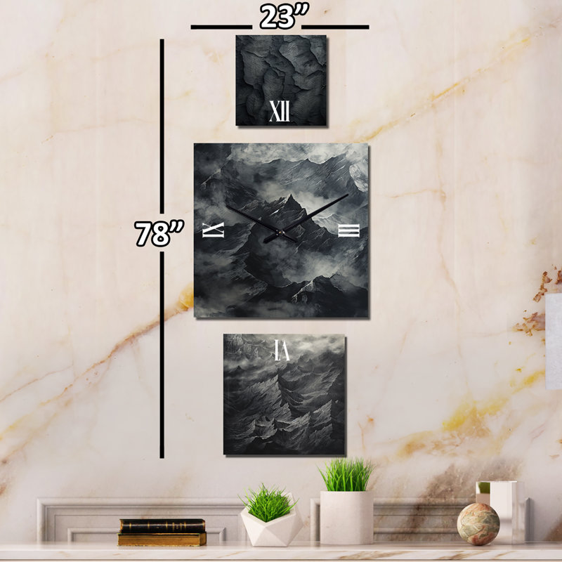 Emryss Metal Wall Clock