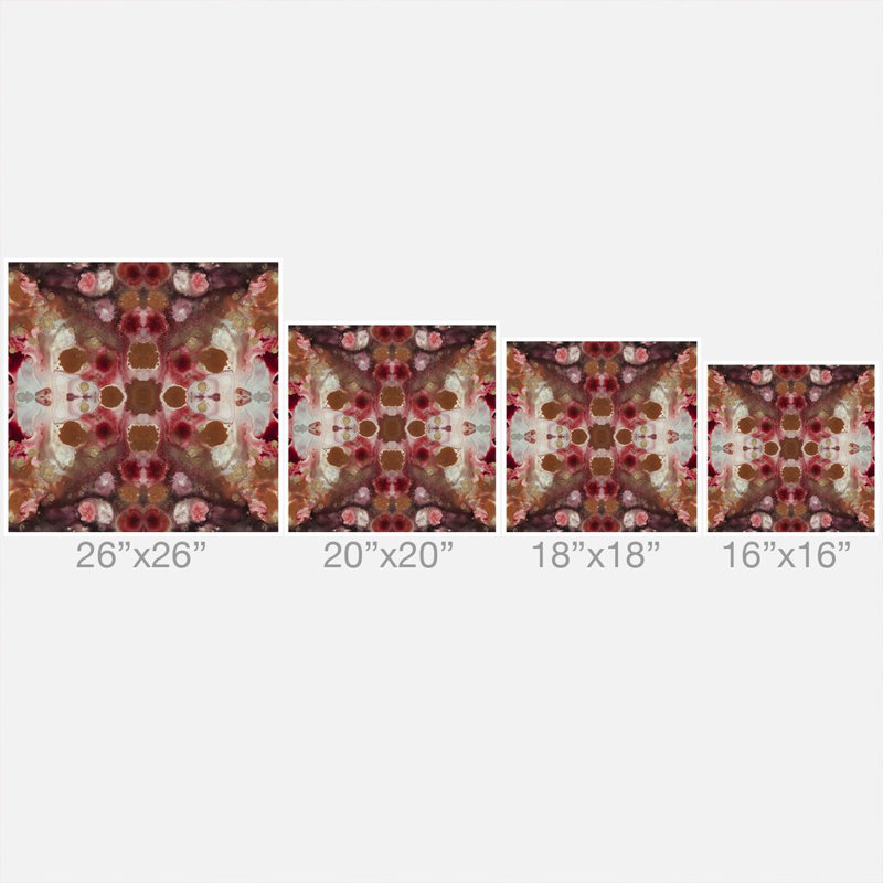 Coussin intérieur / extérieur Crystal Schrader, 16 po x 1 po