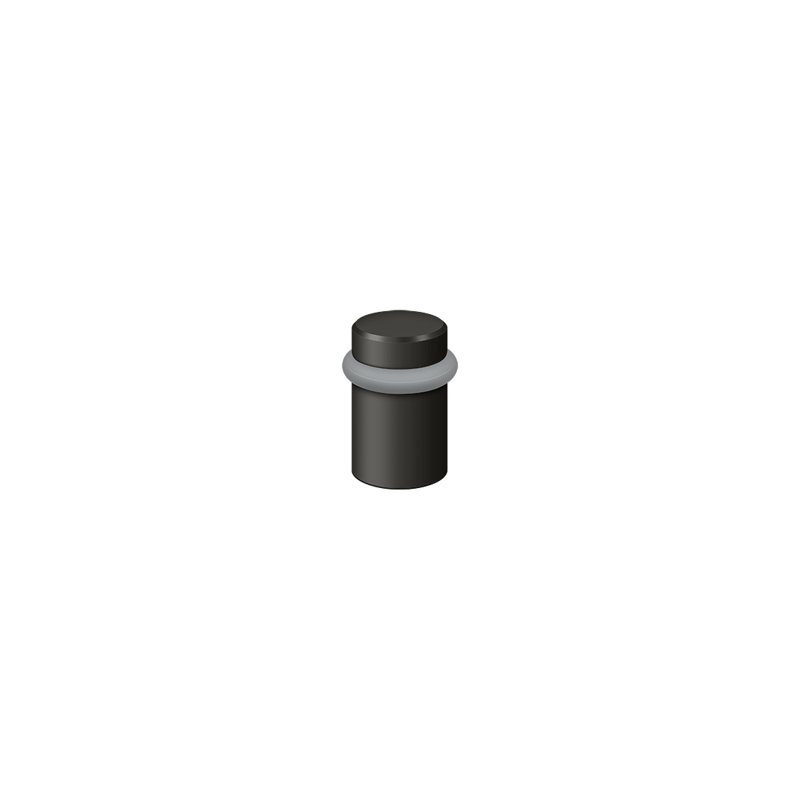 Deltana UFB5000U15 Round Universal Floor Bumper 2", Solid Brass in Brushed Nickel, Oil Rubbed Bronze