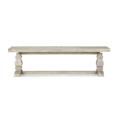 Banc en bois massif Kinston