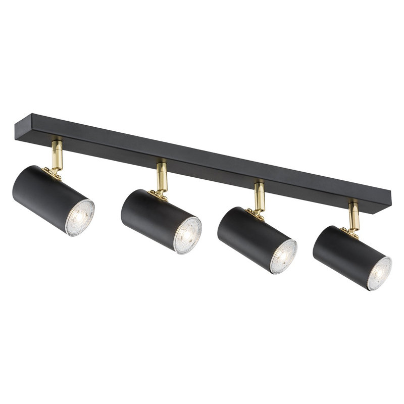 Connelly 62cm 4 -Light Track Kit, Black, Black