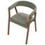 45cm H Fabric Upholstered Upholstered Back Armchair-552037134