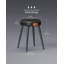 Cantrall Upholstered Counter Extra Tall Stool with Metal Frame-2117174496-2117174499