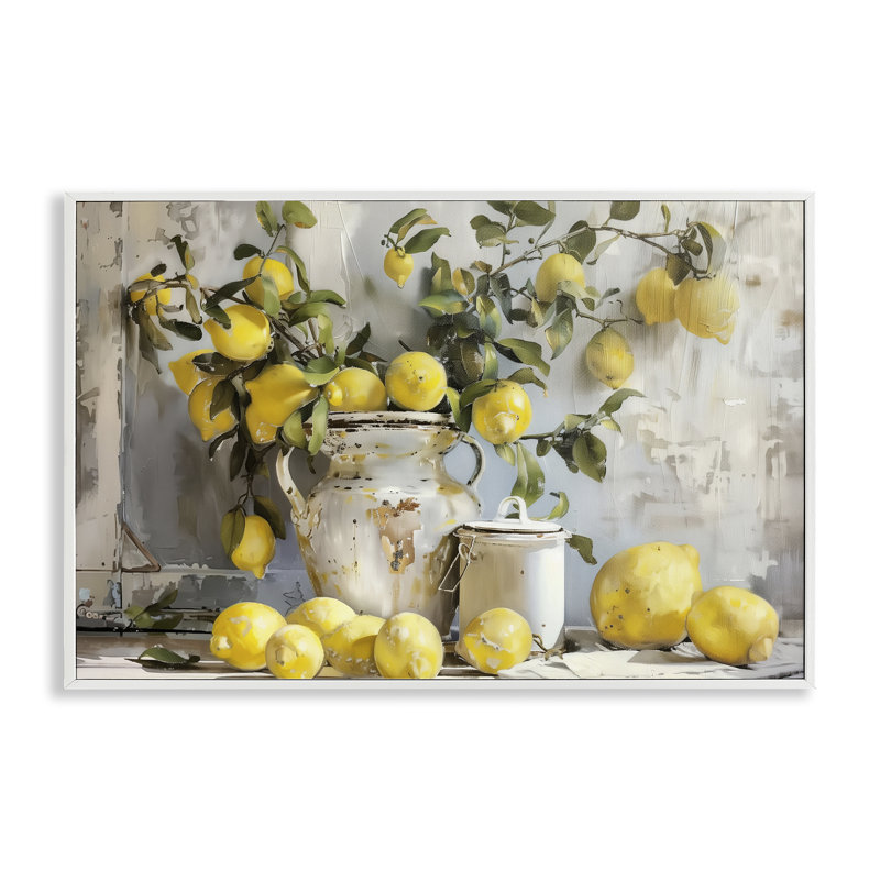 Reproduction d'art giclée de citrons et citrons par Arlington Prints, H 20 po x l 30 po