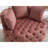 Accent Chair / Classical Barrel Chair For Living Room / Modern Leisure Sofa Chair (Pink)-2115118184