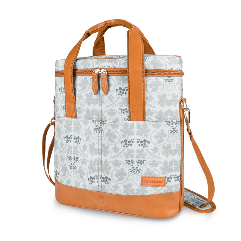 Porte-bouteilles isotherme 3 bouteilles Triinia, Blanc