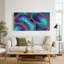 «Teal and Copper Fractal Spirals», art mural-626343097