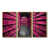 Toile avec cadre flottant or